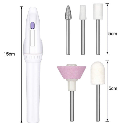 Mini Electric Nail Polisher Set