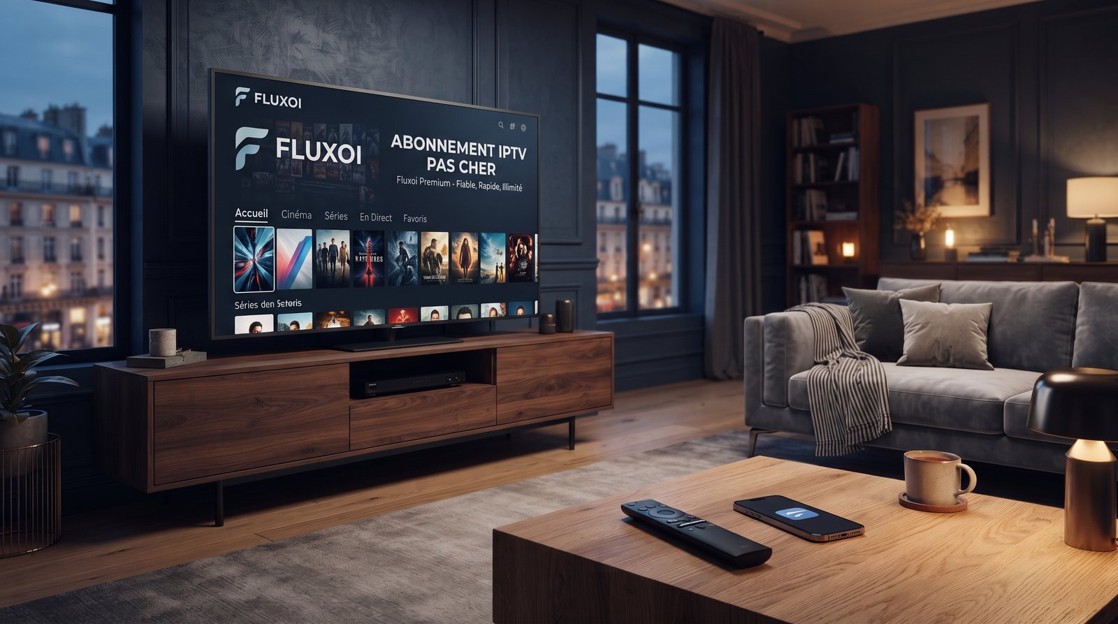 Abonnement IPTV pas cher en France - Fluxoi