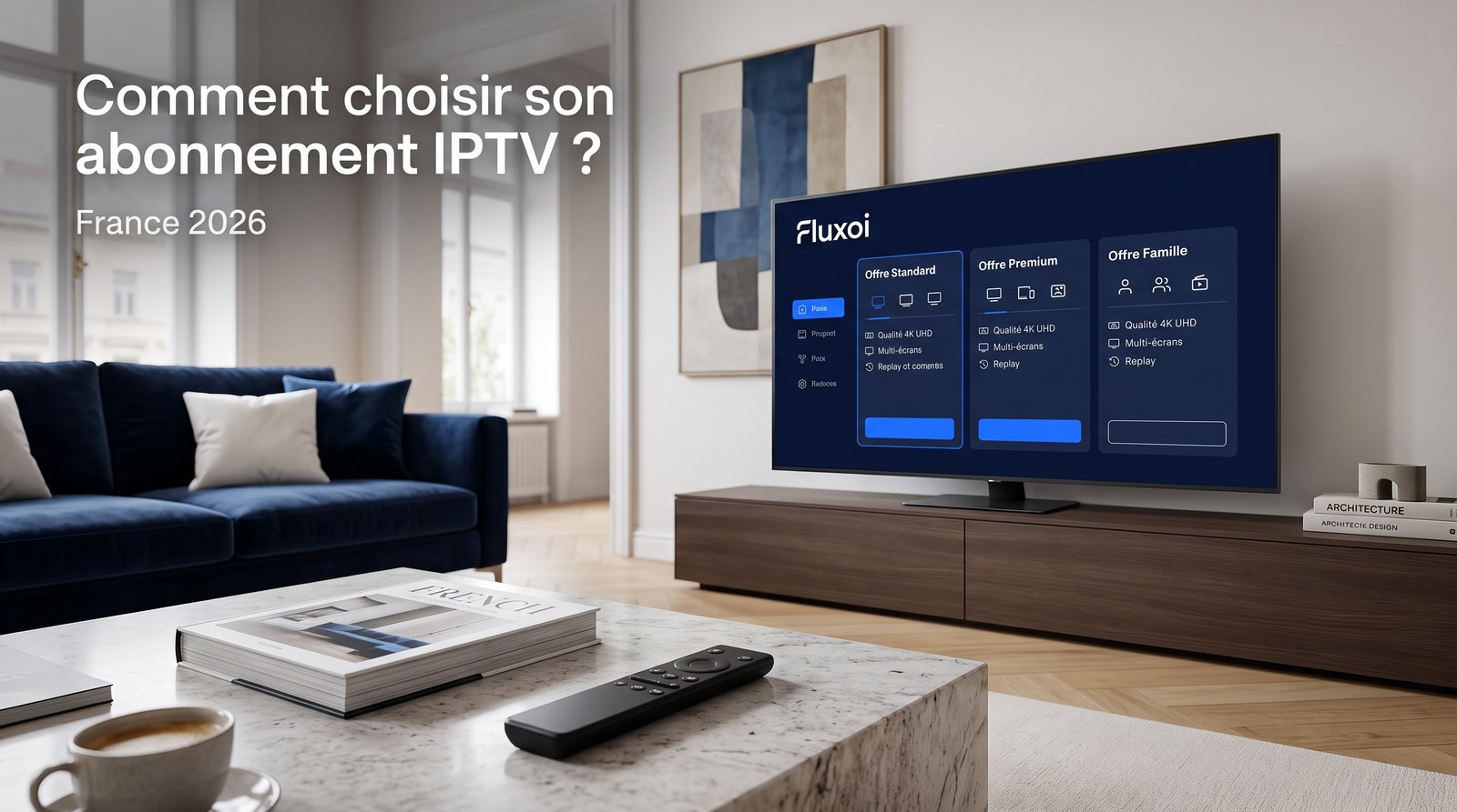 Comment choisir un abonnement IPTV en France en 2026 - Fluxoi