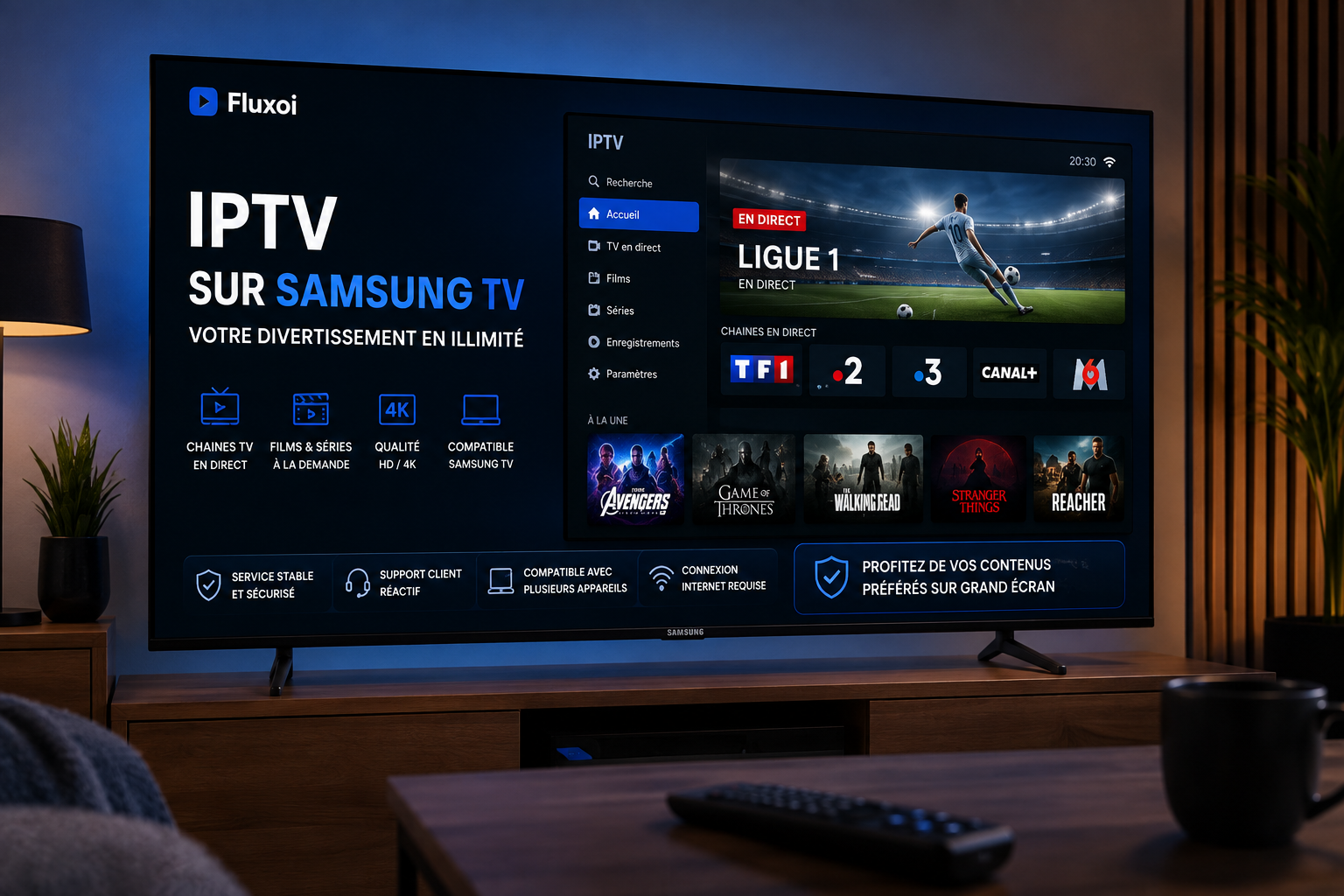 IPTV sur Samsung Smart TV
