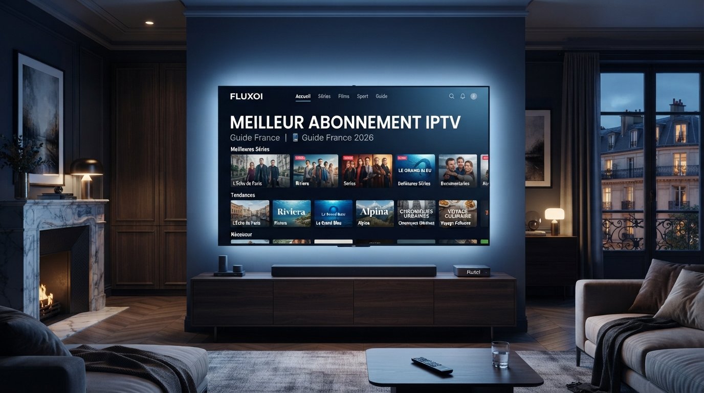 Meilleur abonnement IPTV en France - Fluxoi