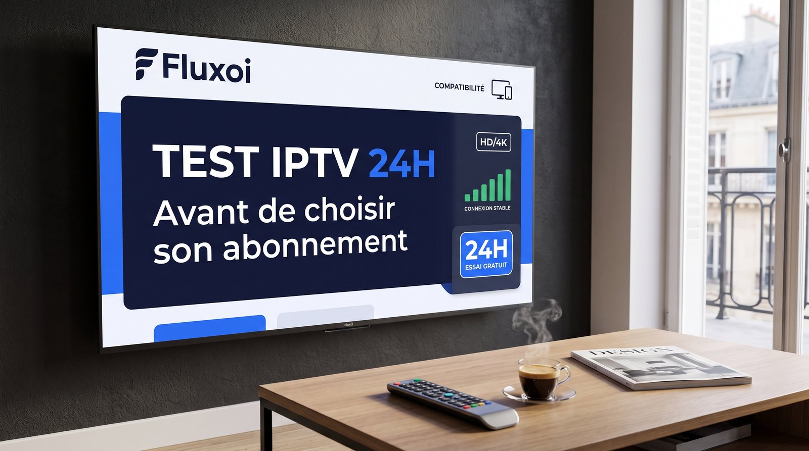 Test IPTV 24h en France - Fluxoi